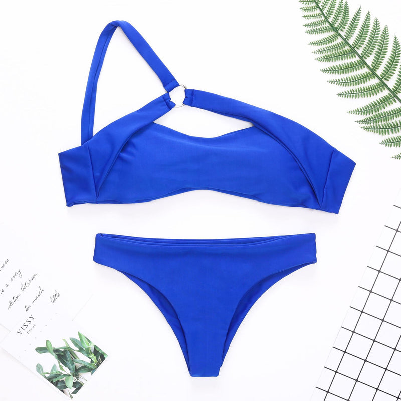 Women Fashion Cute Design Bikini Blue OM20207