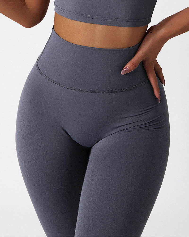 Environmentally Friendly Regeneration Nude Yoga Pants Women&