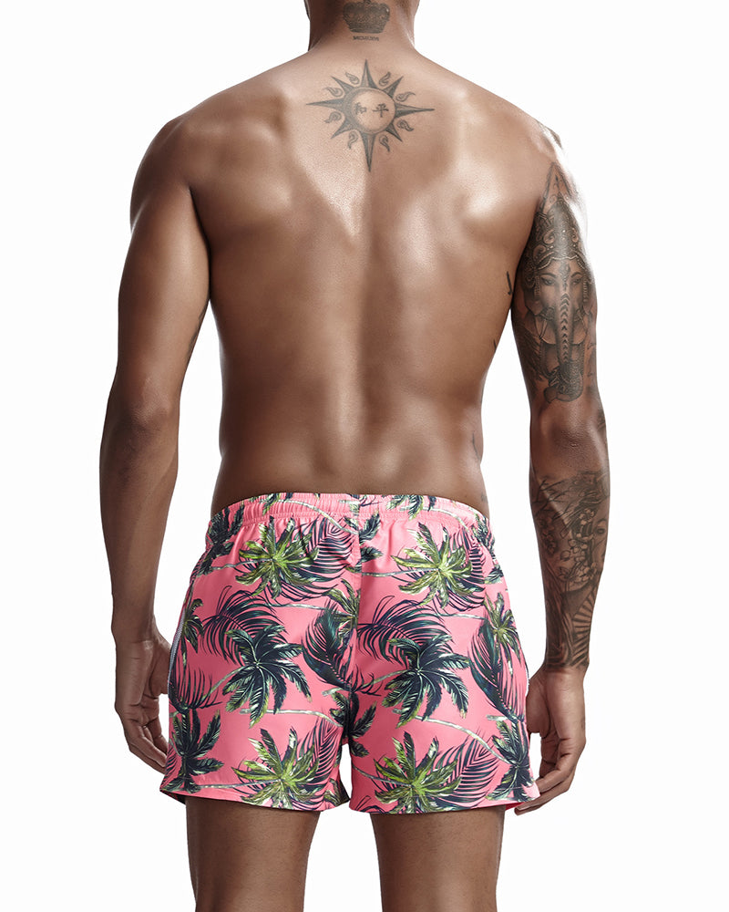 Beach Wear Printed Summer Shorts Loose Men&