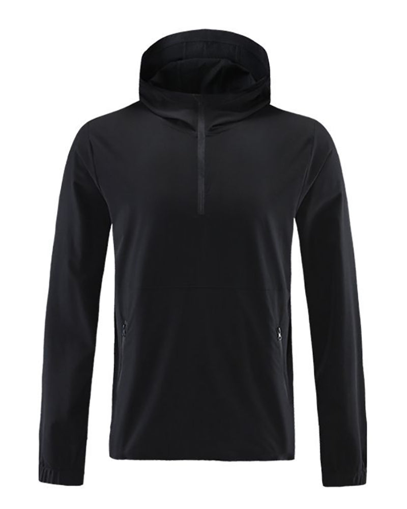 Autumn New Long Sleeve Half Zipper Running Training Top S-2XL