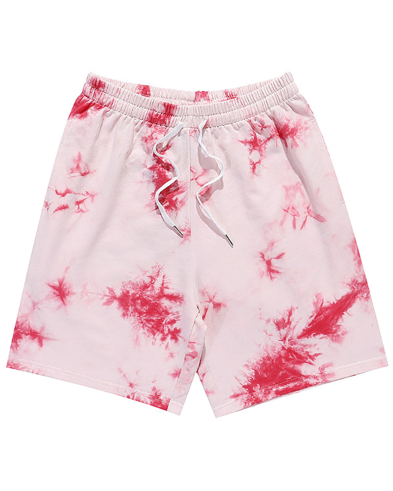 Men Tie Dye Sporty Short Pants M-2XL