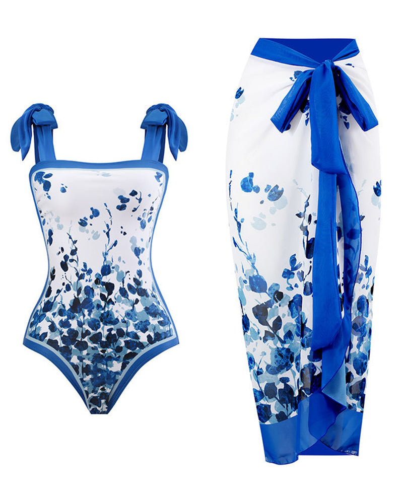 Women Retro Hot Spring Swimsuit Bathing Suit