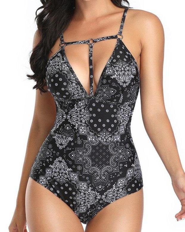 Summer One-Piece Large Swimsuits Closed Female Plus Size Swimwear Push Up Pool Beach Bather Body Bathing Suit Women&