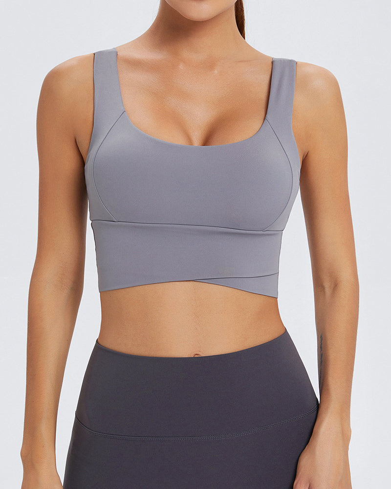 Sling Yoga Sports Underwear Shockproof Sports Bra S-L