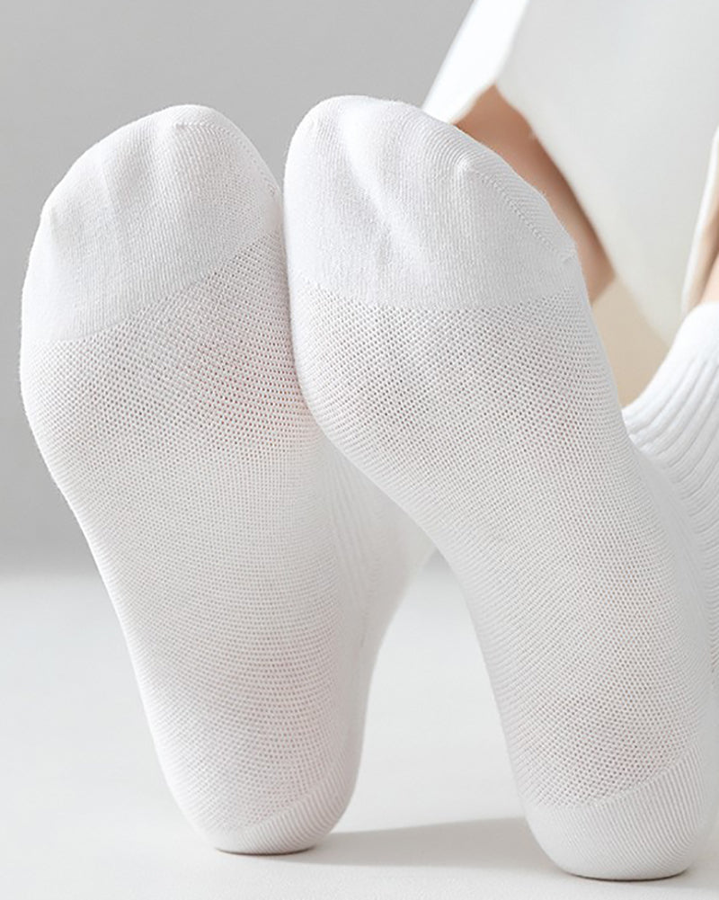 Solid Color Breathable Sports Socks